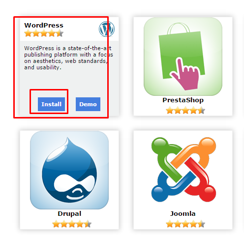 install website wordpress
